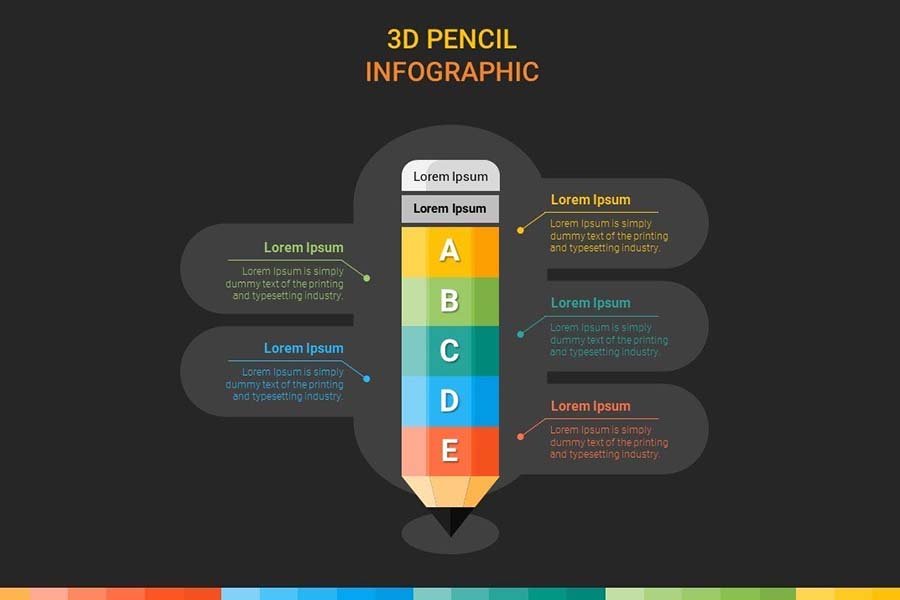 How To Make A Creative 3D Pencil Infographic On Powerpoint