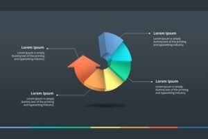 How To Make 5 Steps 3D Arrow Circle Infographic In Powerpoint