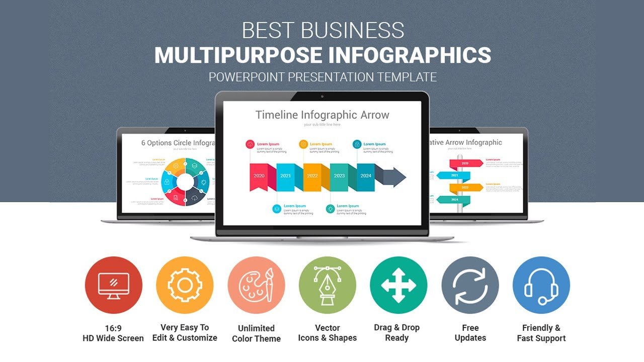 Powerpoint Infographic Template Free Download Slide Design