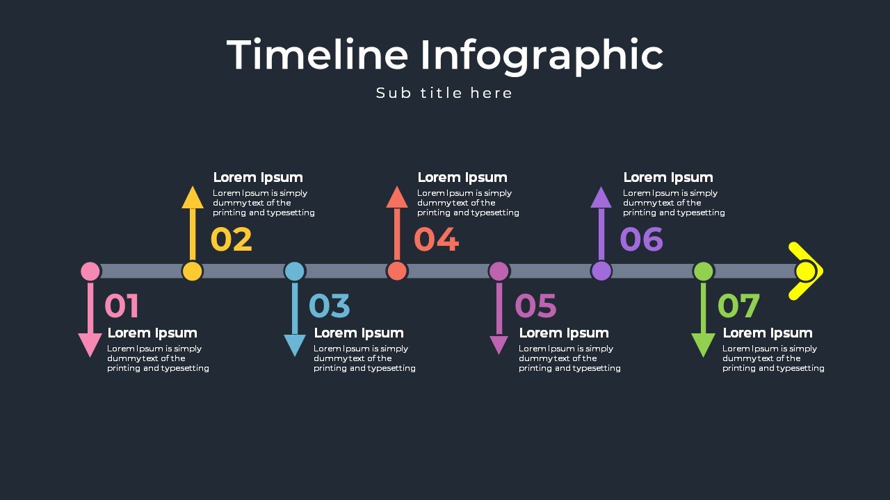 infographic template animation